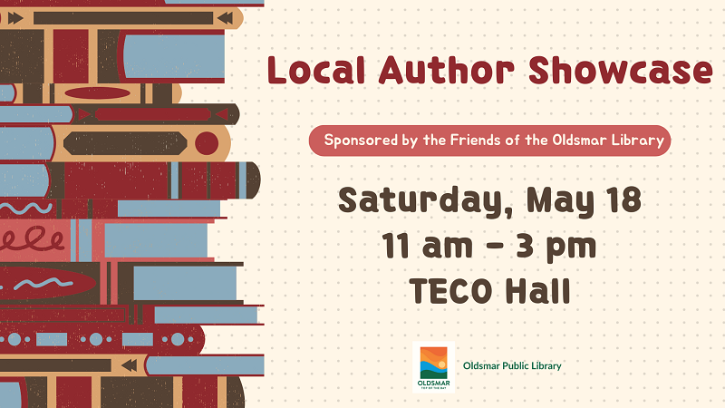 local author showcase may 18 11am
